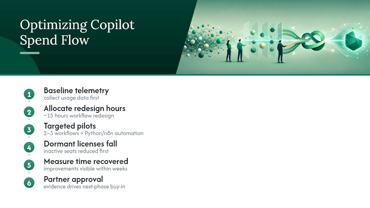 The Zera Perspective on Optimizing Copilot Spend — overview diagram
